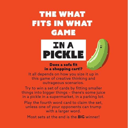 Gamewright - في لعبة بطاقة Pickle - حفلة للذهاب - للأعمار من 10 سنوات فما فوق in Kuwait