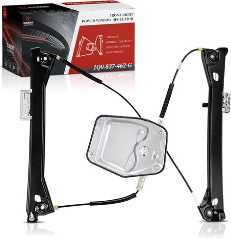Front Left Driver Power Window Regulator Compatible with VW Volkswagen Eos 2008-2016, Replace# 1Q0-837-461-G, 1Q0837461G in Saudi Arabia