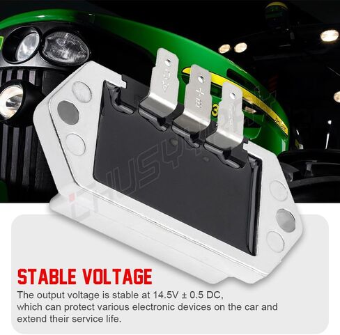 Voltage Regulator Rectifier 41-403-09 4140309 Replacement for Deere Lawn Tractor L100 L105 L107 L108 L110 L111 L118 L120 L130 Lawn Mower Tractor 3 Pin 12V Rectifier Regulator in Saudi Arabia
