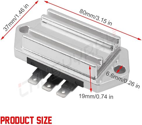 Voltage Regulator Rectifier 41-403-09 4140309 Replacement for Deere Lawn Tractor L100 L105 L107 L108 L110 L111 L118 L120 L130 Lawn Mower Tractor 3 Pin 12V Rectifier Regulator in Saudi Arabia