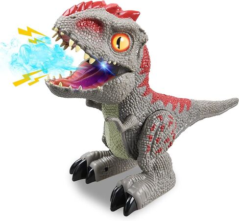 Dinosaur Toys for Kids 2-4 5-7 Years, Mist Spray Dinosaur Toy with Roar and Lights, Trex Indominus Rex Dinosaurs, Interactive No Remote Control Dino Toys 3-5 Year Old Boys Birthday Gift in Saudi Arabia