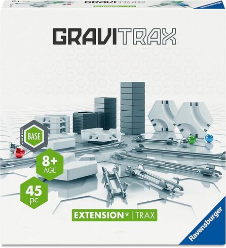 Ravensburger GraviTrax: Trax Expansion Set | Enhance Your Marble Run Experience | STEM Toy for Kids Ages 8 and Up | Compatible with All GraviTrax Systems | Ranked No.1 Marble Run System in The U.S in Kuwait