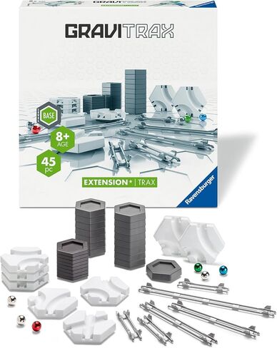 Ravensburger GraviTrax: Trax Expansion Set | Enhance Your Marble Run Experience | STEM Toy for Kids Ages 8 and Up | Compatible with All GraviTrax Systems | Ranked No.1 Marble Run System in The U.S in Kuwait