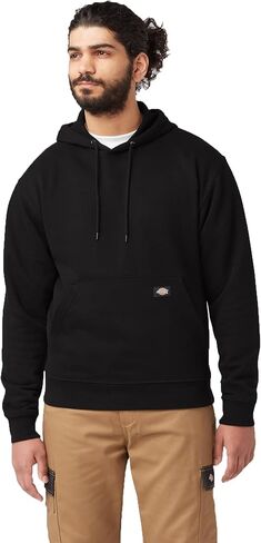 Dickies Men's Pullover Fleece Hoodie, Black, X-Large in Saudi Arabia