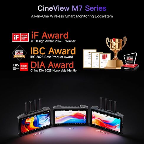 Accsoon CineView SE Wireless Transmitter Receiver Transmission ，Range of 1200 ft/350m,Latency 0.05s&1080P HD Video, HDMI and SDI,Support 4 Devices Dual-Band Transmission in Saudi Arabia