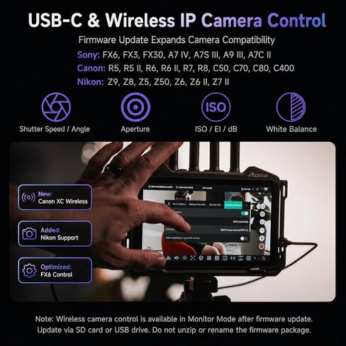 Accsoon CineView SE Wireless Transmitter Receiver Transmission ，Range of 1200 ft/350m,Latency 0.05s&1080P HD Video, HDMI and SDI,Support 4 Devices Dual-Band Transmission in Saudi Arabia