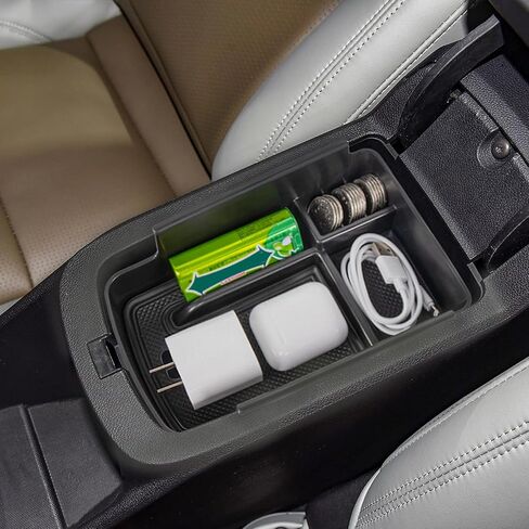 صينية تنظيم وحدة التحكم المركزية متوافقة مع 2024 2025 2026 Chevy Trax وBuick Envista مسند الذراع صندوق تخزين إدراج صينية تخزين الملحقات الداخلية الثانوية in Kuwait