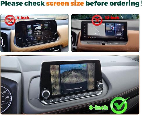 3PCS Center Console Organizer for 2021-2026 Nissan Rogue S/SV/Rock Creek Accessories, Dashboard Storage Tray + Armrest Box + Lower Console Organizer Durable ABS (Only Fit 8-Inch Screen) in Saudi Arabia