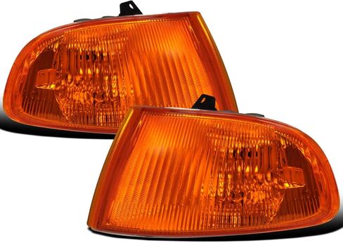 Ronnin - Fits 1992-1995 Honda Civic 2Dr 3Dr EG Coupe Hatchback Corner Turn Signals Lights JDM Style Replacement Assembly Pair | Clear in Saudi Arabia