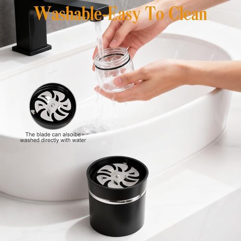 Portable Small Electric Pill Crusher, Grind Pills to Fine Powder for Elderly, Rechargeable & Washable, with Safety Lock, Perfect for Pets Nursing Home, with Pill Organizer Travel Essential in Saudi Arabia
