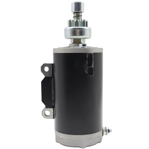 Starter with Relay Replacement for Johnson 85HP 88HP 90HP 100HP 110HP 112HP 115HP 125HP 135HP 140HP, for Evinrude E85 90 100 110 112 115 125 135 140, 385529 389954 585057 20513579TBA in Saudi Arabia