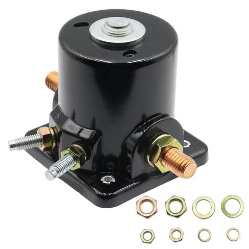 Starter with Relay Replacement for Johnson 85HP 88HP 90HP 100HP 110HP 112HP 115HP 125HP 135HP 140HP, for Evinrude E85 90 100 110 112 115 125 135 140, 385529 389954 585057 20513579TBA in Saudi Arabia