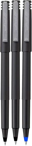 Roller Rollerball Pens, Micro Point (0.5mm), Blue Ink, 6 Count, Bundle with Plastic Reusable Pouch in Saudi Arabia