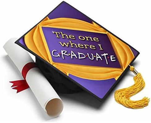 Tassel Toppers - The Graduate Grad Cap Topper, Grad Cap Decorations or Graduation Accessories in Kuwait