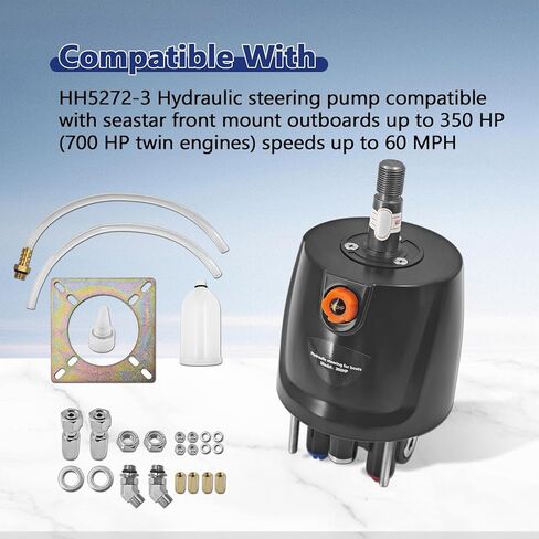 HH5272-3 Helm 2.4 Cu In Hydraulic Outboard Steering Pump Compatible with Seastar HH5272 in Saudi Arabia