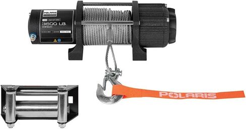 Polaris OEM Winch HD 3500 LB 2015-2019 Ranger 500 570 570-4 570-6 طاقم كامل الحجم ETX EV LI-ION 2881669 in Kuwait