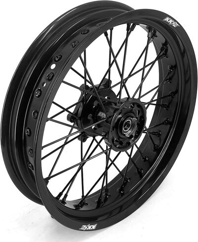 KKE 17'' inch Supermoto Wheels Fit For SUZUKI DRZ400S DRZ400SM 2005-2024 DRZ400 DRZ400E 3.5/4.25 Street Wheels Black Hubs Set in Saudi Arabia