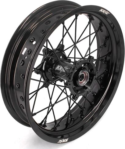 KKE 17'' inch Supermoto Wheels Fit For SUZUKI DRZ400S DRZ400SM 2005-2024 DRZ400 DRZ400E 3.5/4.25 Street Wheels Black Hubs Set in Saudi Arabia