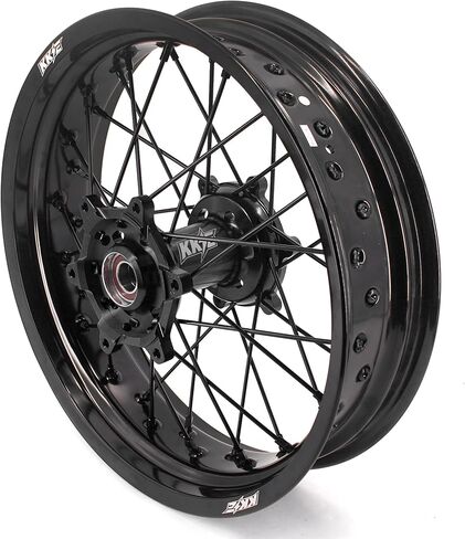 KKE 17'' inch Supermoto Wheels Fit For SUZUKI DRZ400S DRZ400SM 2005-2024 DRZ400 DRZ400E 3.5/4.25 Street Wheels Black Hubs Set in Saudi Arabia