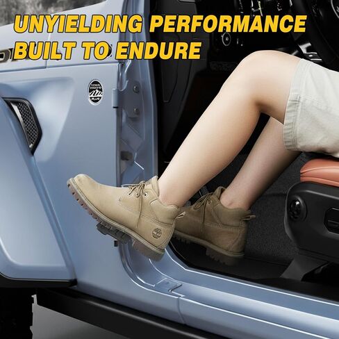 unionlux Fit for Jeep Foot Pegs Doors Off, Upgraded Heavy Duty Single Sided Anti-Slip Raised Texture 120° Foot Pegs fit for Jeep Wrangler Accessories&Jeep Gladiator Accessories 2007-2025 in Saudi Arabia