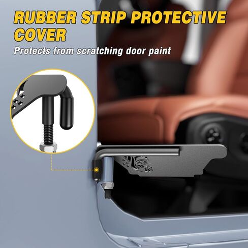 unionlux Fit for Jeep Foot Pegs Doors Off, Upgraded Heavy Duty Single Sided Anti-Slip Raised Texture 120° Foot Pegs fit for Jeep Wrangler Accessories&Jeep Gladiator Accessories 2007-2025 in Saudi Arabia