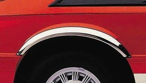 QMI 480705 - Fender Trim Compatible with Mercury Grand Marquis LS And Ford Crown Victoria LX (Half Arch) Mirror Polished Stainless Steel 2" Wide Width Set Of 4 in Saudi Arabia
