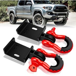 دعامة خطاف سحب شيطان أمامي، دعامة تثبيت خطافات سحب أمامية مع أغلال 3/4 بوصة تناسب Toyota Tacoma 2009-2023 in Kuwait