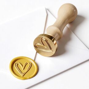 Eucalyptus Wax Seal Stamp, 3D Embossed Relief Carving Brass Head and Wood Handle for Wax Seal Stamp Kit, Decor for Thanksgiving Card/Envelope/Gift Wrap/Wedding Invitation/Vellum Jacket in Kuwait