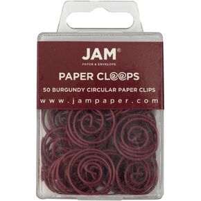مشابك ورق دائرية من JAM PAPER - دبابيس ورق دائرية - فضي - 50/عبوة in Saudi Arabia