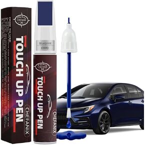 قلم طلاء Ice Cap/Super White(040) متوافق مع Toyota - مطابقة الألوان تمامًا، فرشاة وقلم 2 في 1، طقم إصلاح خدوش طلاء السيارة لـ RAV4/Camry/Corolla/Tacoma/Highlander/Sienna in Kuwait