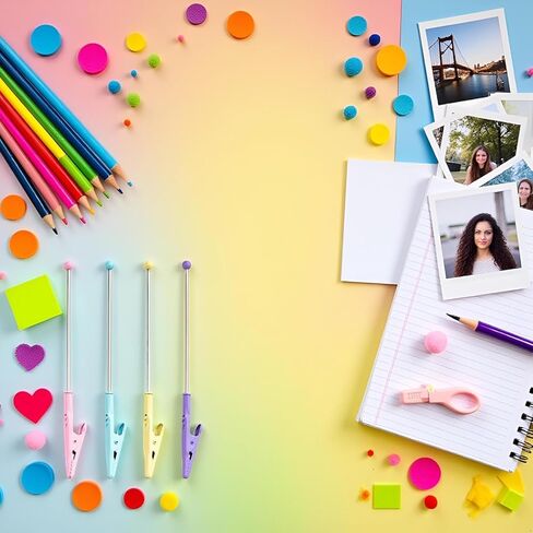 4Pcs Multicolour Stochastic Metal Wire Alligator Clip Metal Note Clip Long-Tailed Alligator Clamp Photo Holder Clip for Card,14.1 * 1.2cm Memo Holders Desk Accessories and Workspace Organizers in Saudi Arabia