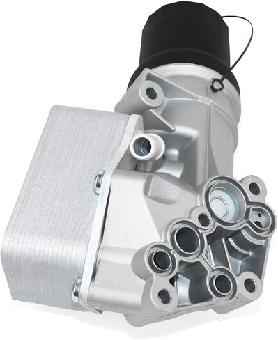 Upgraded Aluminum Oil Cooler Filter Housing Compatible with 2011-2013 Volkswagen Jetta Sedan 2012-2014 Passat Beetle 2.5L Replaces # 07K115397E in Saudi Arabia