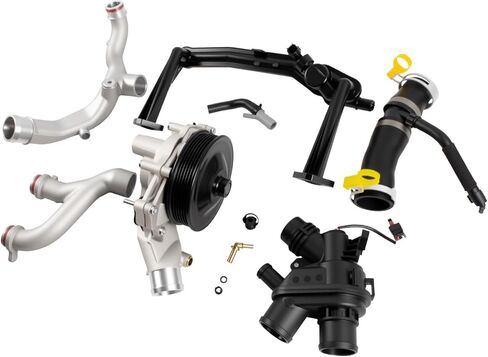 LR109401 Cooling System Replace Kit Fit for Jaguar & Land Rover 3.0L 5.0L Supercharged 2010-2020, Replace LR092992 LR090630 LR048474 LR097165 LR107288 in Saudi Arabia