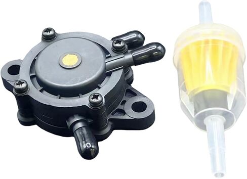Fuel Pump Fit for Yamaha Golf Cart G16 G16A-G18 G19 G20 G21 G22 G27 G29 Fit for Kawasaki FE290 FE350 Fit for 295cc 350cc Robin 4-cycle Engines Replacement Part 72873G01 with Fuel Filter in Saudi Arabia
