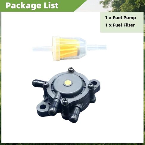 Fuel Pump Fit for Yamaha Golf Cart G16 G16A-G18 G19 G20 G21 G22 G27 G29 Fit for Kawasaki FE290 FE350 Fit for 295cc 350cc Robin 4-cycle Engines Replacement Part 72873G01 with Fuel Filter in Saudi Arabia