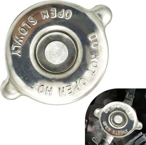 غطاء مشعاع 16PSI، استبدال غطاء مشعاع نظام التبريد من نوع OEM T16، أدوات إغلاق مشعاع المحرك بتصميم العروة (فضي) in Kuwait