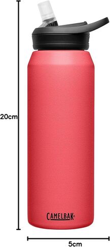 CamelBak eddy+ Water Bottle with Straw 32oz - Insulated Stainless Steel, White in Kuwait