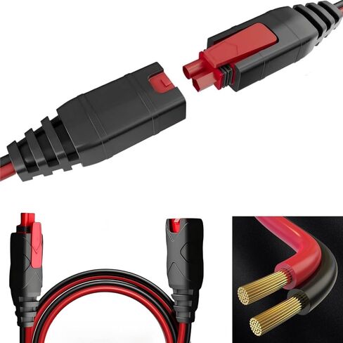 2PCS GC004 X-Connect 10.5-Feet Compatible with NOCO Battery Charger Accessories, Extension Cable Accessory Fits for Genius Smart Battery Chargers Cable in Saudi Arabia