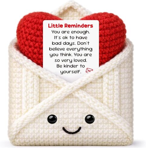 Encouragement Graduation Gift for Teacher College Student, Inspirational Gift for Fathers Day, Crochet Stress Relief Gifts for Adult Teen Friend Mothers Father, Pocket Hug Love Gifts for Women Men in Saudi Arabia