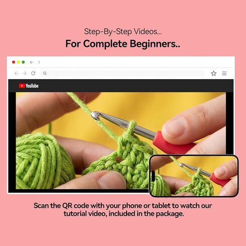 Dakytoo Crochet Kit for Beginners, Amigurumi Crocheting Animal Kits, with Step-by-Step Video Tutorials for Baby Adults Gift- 2 Pack Turtles in Saudi Arabia