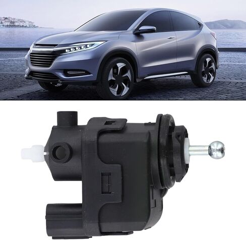 Headlight Leveling Motor Automatic Adjuster 2005 to 2012 Headlamp Adjuster Replacement 33130-sjk-j01 Black in Saudi Arabia