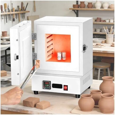 2000W Four-Sided Electric Kiln for Home Use - Max Temp 1150℃, Perfect for Jewelry Making, Wax Casting, Clay Pottery & Ceramic DIY Projects in Saudi Arabia
