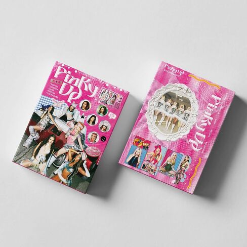 مجموعة بطاقات Katseye Pinky Up Lomo - 55 قطعة من بطاقات صور HD Kpop، وبضائع قابلة للتجميع لمحبي KATSEYE، وبطاقات Pinky Up Solo & Group Photo in Kuwait