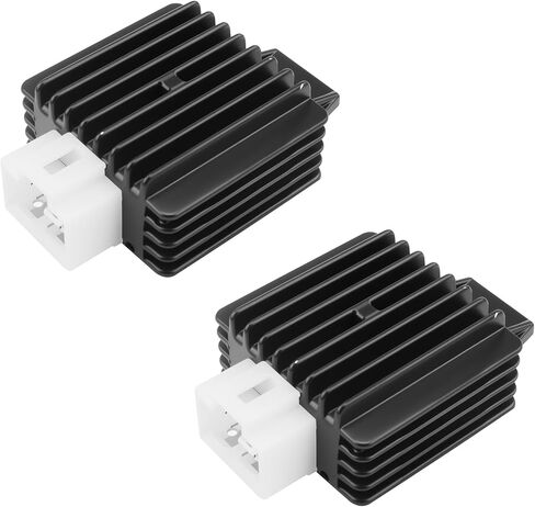 12 فولت 4 دبوس منظم الجهد الكهربي الكامل لـ Taotao Sunl Jonway GY6 139QMB 152QMII 50cc-125cc ATV سكوتر الذهاب كارتس رباعية بويانج السلام جيت موتو 2 قطعة in Kuwait