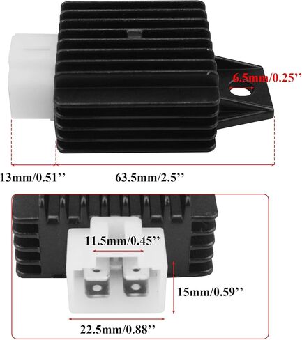 12 فولت 4 دبوس منظم الجهد الكهربي الكامل لـ Taotao Sunl Jonway GY6 139QMB 152QMII 50cc-125cc ATV سكوتر الذهاب كارتس رباعية بويانج السلام جيت موتو 2 قطعة in Kuwait