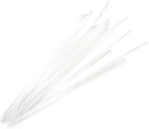 Clear Transparent COE 90 Stringer Sample - 4.375" Long Bullseye Glass Stringer in Saudi Arabia