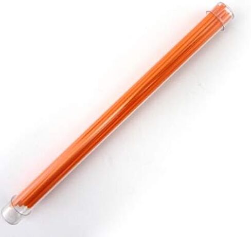 Orange Opal COE 90 Stringer Sample - 4.375" Long Bullseye Glass Stringer in Saudi Arabia