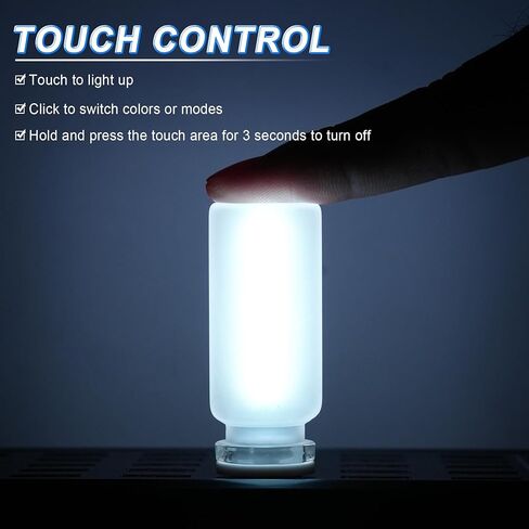 إضاءة ليلية LED داخلية USB للسيارة من iFunyLED، تعتيم ملموس مع 13 وضعًا لمجموعة الإضاءة المحيطة بالسيارة، مصباح زجاجة زجاج بلوري، ملحقات داخلية للسيارة مناسبة لمعظم المركبات، حزمة من 1 in Kuwait