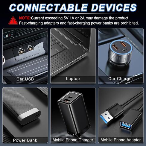 إضاءة ليلية LED داخلية USB للسيارة من iFunyLED، تعتيم ملموس مع 13 وضعًا لمجموعة الإضاءة المحيطة بالسيارة، مصباح زجاجة زجاج بلوري، ملحقات داخلية للسيارة مناسبة لمعظم المركبات، حزمة من 1 in Kuwait