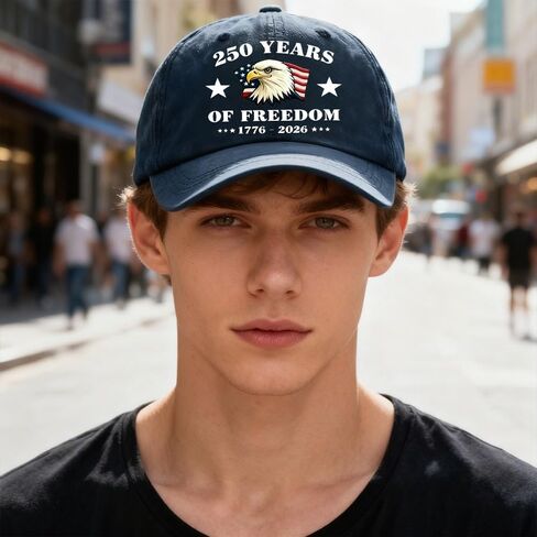 250 Anniversary USA Hat Adjustable America 250th Anniversary Hat 1776-2026 Baseball Cap in Saudi Arabia